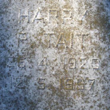 TAIT C.H 1883-1964 &amp; H.J. VAN ROOYEN 1884-1968, TAIT Harry P. 1920-1957_3