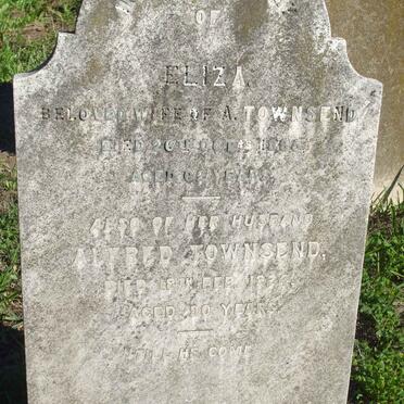 TOWNSEND Alfred -1924 &amp; Eliza  -1895 