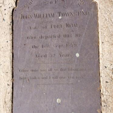TOWNSEND John William -1879
