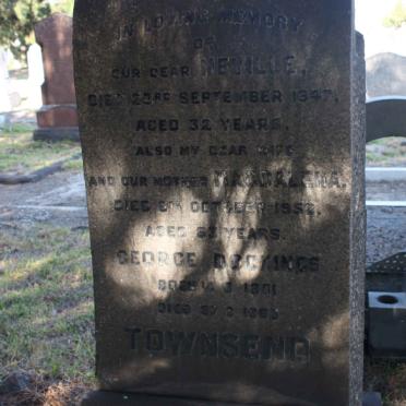 TOWNSEND Neville -1947 :: TOWNSEND Magdalena -1952 :: TOWNSEND George Dockings 18??-19??