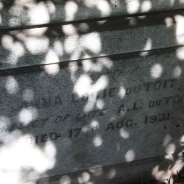 TOIT Anna Logie, du -1931