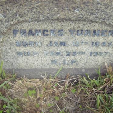 TURNER Frances 1845-1937