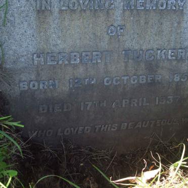 TUCKER Herbert 1855-1937