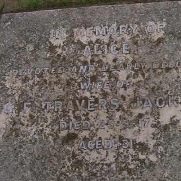 TRAVERS-JACKSON Alice -1917