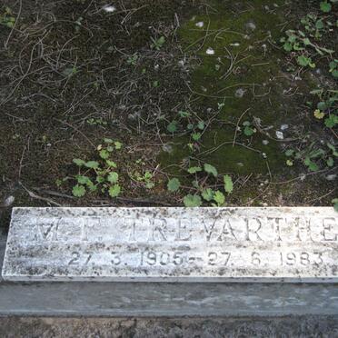 TREVARTHEN M.F. 1905-1983