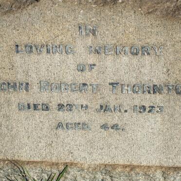 THORNTON John Robert -1923