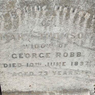 THOMPSON Mary -1897
