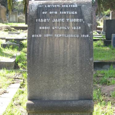 THORN Mary Jane 1832-1918
