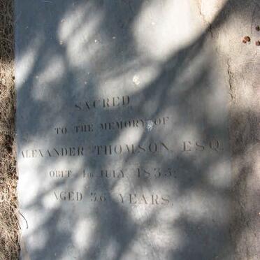THOMSON Alexander -183?