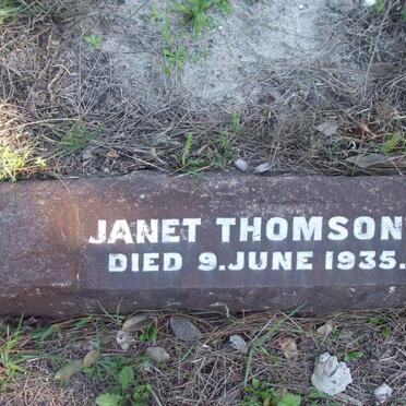 THOMSON Janet -1935