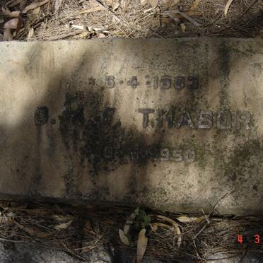 THAMBOR O.M.F. 1883-1950