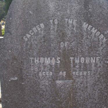 THORNE Thomas