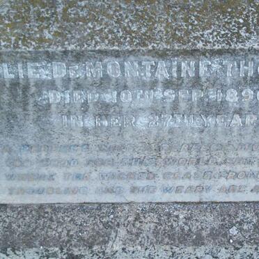 THOMPSON Nellie De Montaine  -1896 