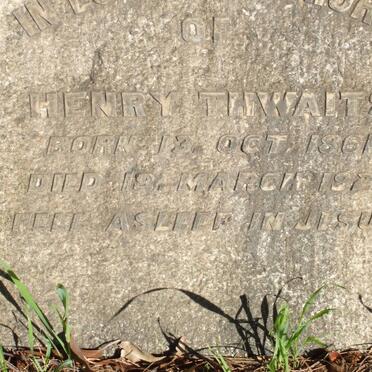 THWAITS Henry 1861-1925