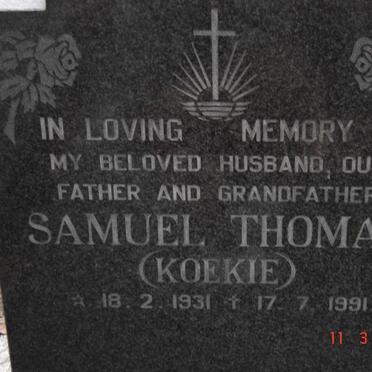 THOMAS Samuel 1931-1991