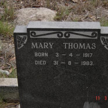 THOMAS Mary 1917-1983
