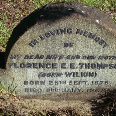THOMPSON Florence E.E. nee WILKIN 1875-1942