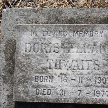 THWAITS Doris Eleanor 1907-1977