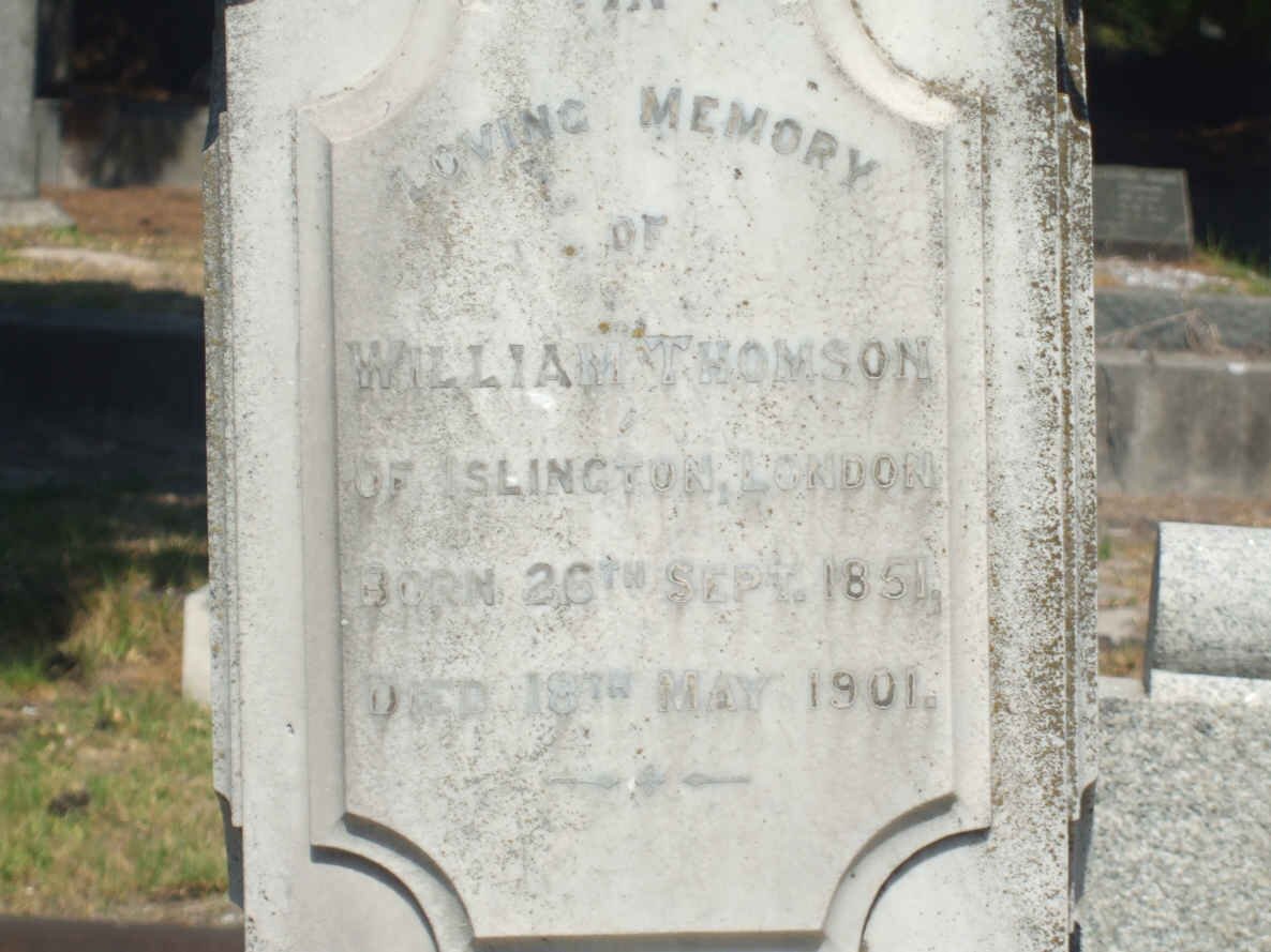 THOMSON William 1851-1901