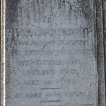 THOMPSON Martha Hugo  -1909