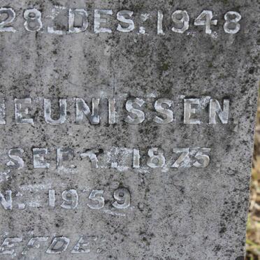 THEUNISSEN Christiaan C.A. 1863-1948 &amp; Engela M.J. BOTHA 1875-1959