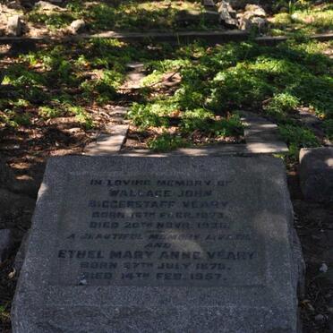 VEARY Wallace John Biggerstaff 1873-1936 &amp; Ethel Mary Anne 1878-1957
