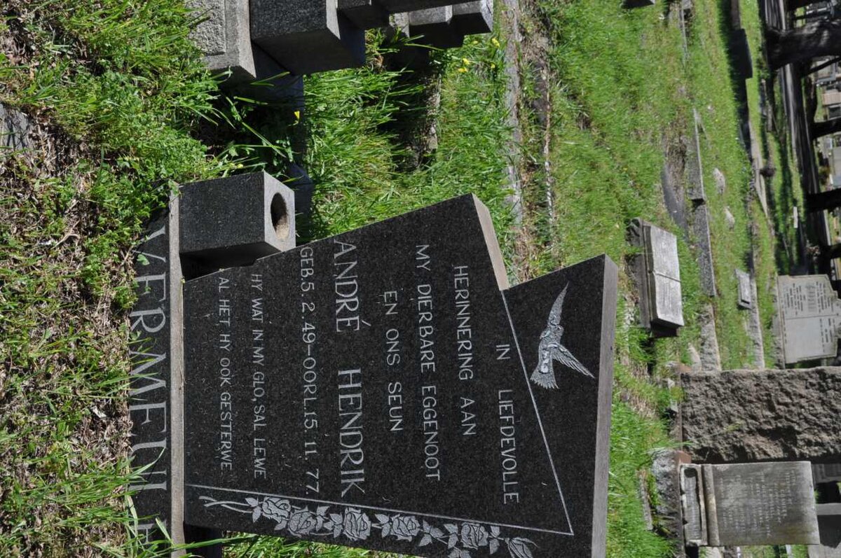 VERMEULEN Andre Hendrik 1949-1977