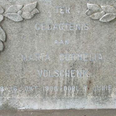 VOLSCHENK Maria Cornelia 1908-1963 