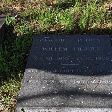 VILJOEN Jacobus Petrus Willem 1899-1959