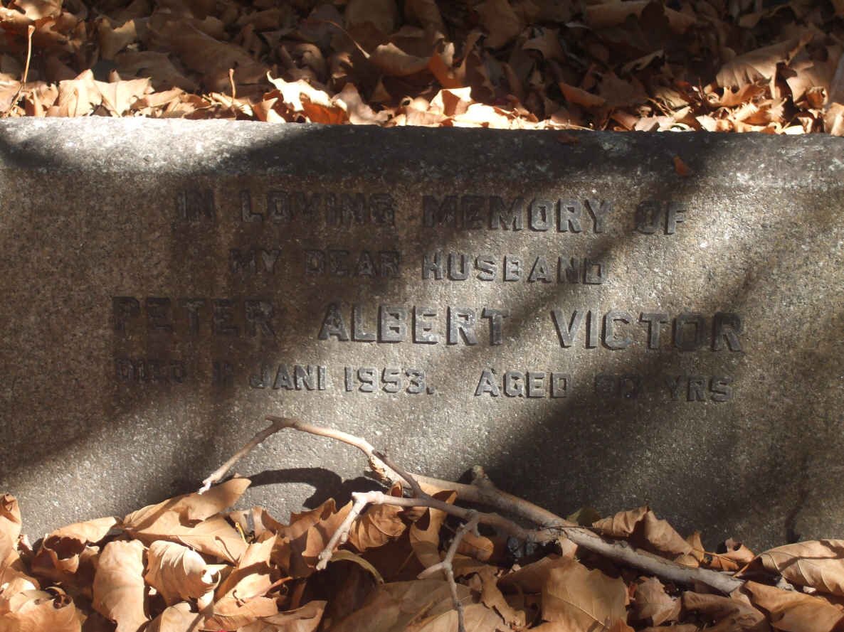 VICTOR Peter Albert -1953