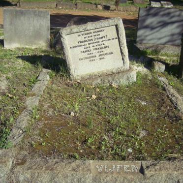 VIJFER Daniel Francois  1890-1949 &amp; Catharina Johanna 1890-1980 :: VIJFER Francois -1936 