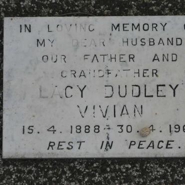VIVIAN Lacy Dudley 1888-1969 :: VIVIAN Eileen May Christine 1906-1998