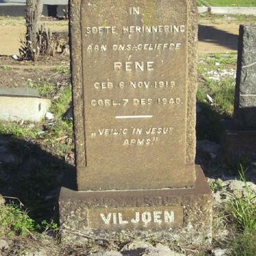 VILJOEN Rene 1919-1940