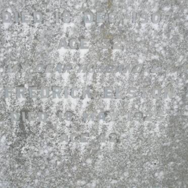 VINE Archie -1907 :: ELSTON Frederick -1925