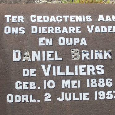 VILLIERS Daniel Brink, de 1886-1953