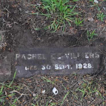 VILLIERS Rachel, de -1928