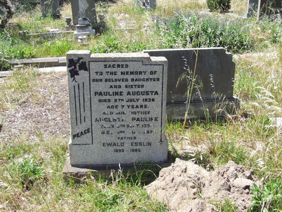 VRIES Ewald Esslin, de 1899-1985 &amp; Augusta Pauline 1902-1982 :: DE VRIES Pauline Augusta 1931-1938