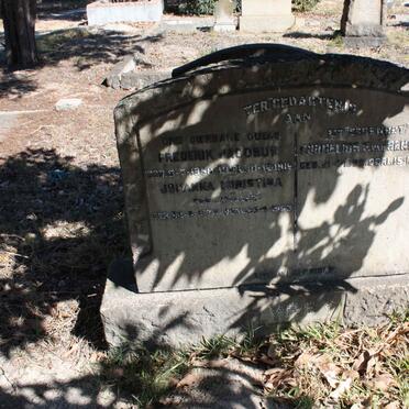 VREY Frederik Jacobus 1868-1919 &amp; Johanna Christina MULLER 1876-1953 :: VAN RENSBURG Cornelius F. 1899-1942