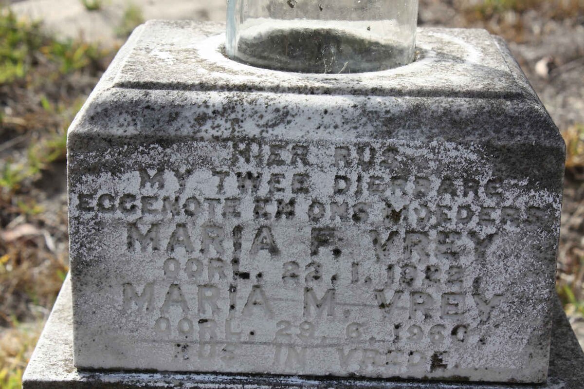 VREY Maria P. -1922  :: VREY Maria M. -1960