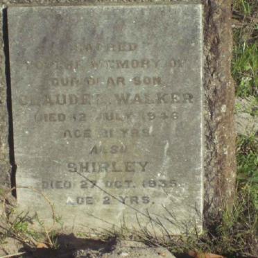 WALKER Claude L. -1946 :: WALKER Shirley -1935