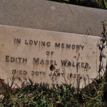 WALKER Edith Mabel -1925