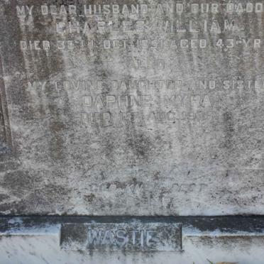 WASTIE Charles William -1951 :: WASTIE Daphne Myra -1935