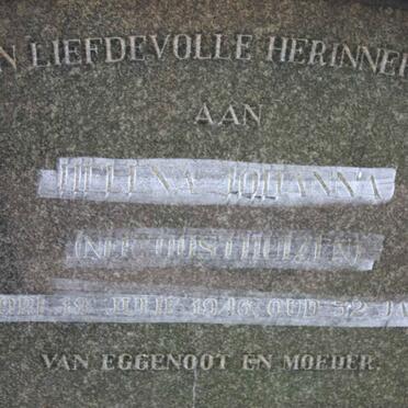 WATERMEYER Helena Johanna nee OOSTHUIZEN -1946