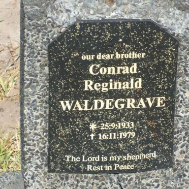 WALDEGRAVE Conrad Reginald 1933-1979