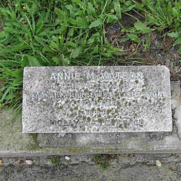 WATSON Annie 1874-1966