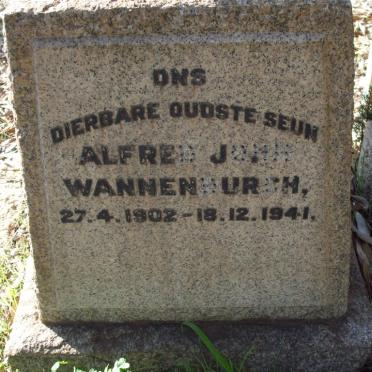 WANNENBURGH  Alfred Johan 1902-1941