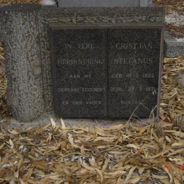 WATT Cristjan Stefanus, v.d. 1922-1971