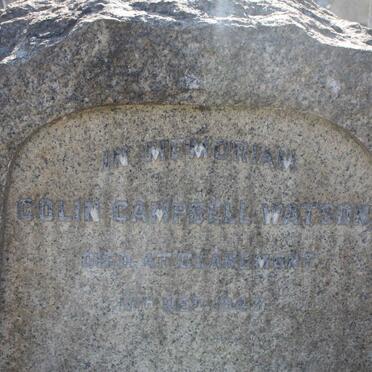 WATSON Colin Campbell -1947