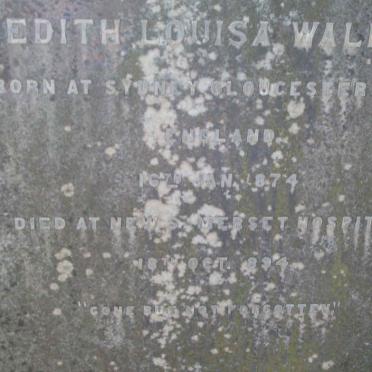 WALKER Edith Louisa 1874-1894