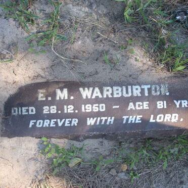 WARBURTON E.M. -1950